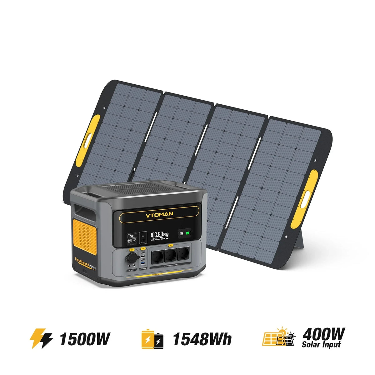 VTOMAN FlashSpeed 1500 V-BEYOND™ Portable Power Station