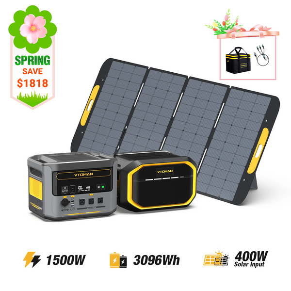 Bundle FlashSpeed 1500W/3096Wh 400W Solar Panel