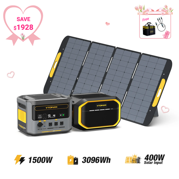 Bundle FlashSpeed 1500W/3096Wh 400W Solar Panel
