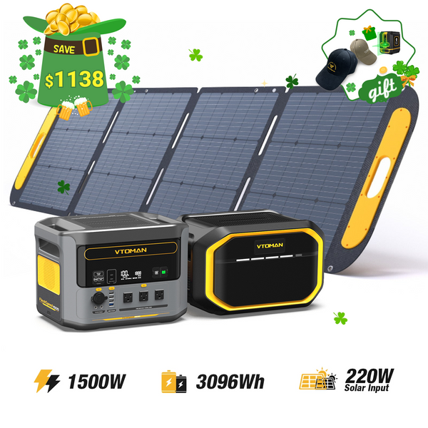 FlashSpeed 1500W/3096Wh 220WPro Solar Panel