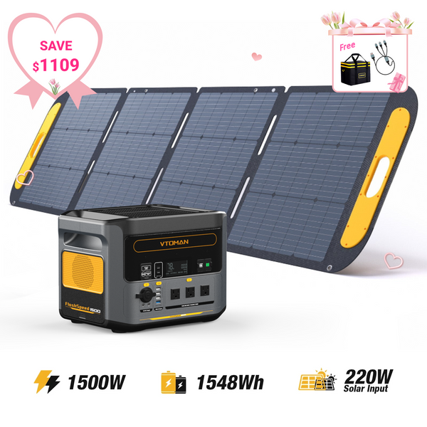 FlashSpeed 1500 with 220WPro Solar Panel