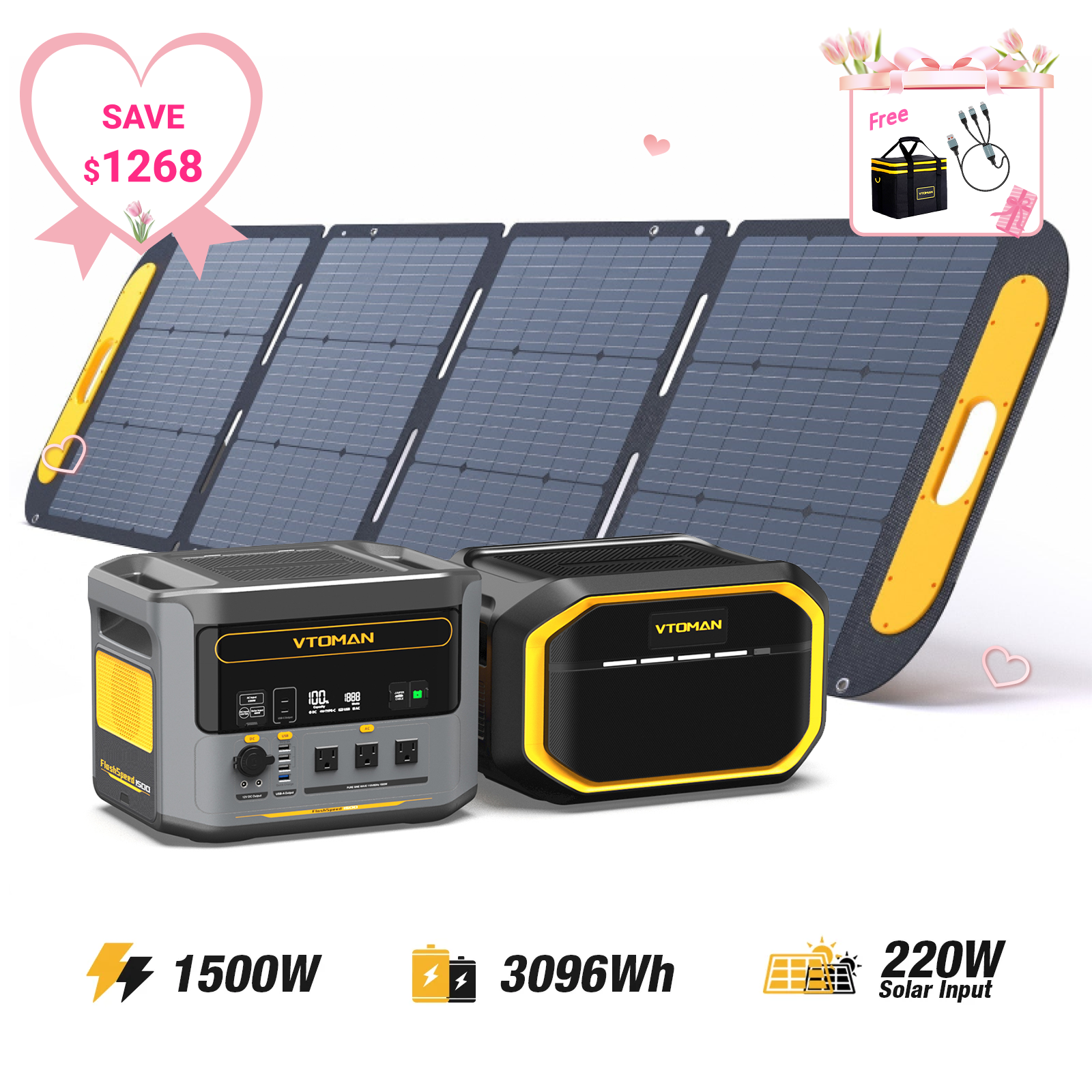 VTOMAN FlashSpeed 1500 Power Station
