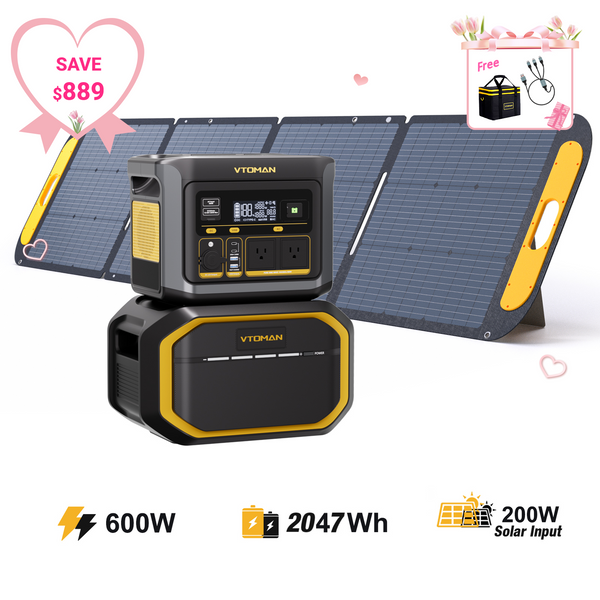 Bundle FlashSpeed 600W/2047Wh with 200W Solar Panel