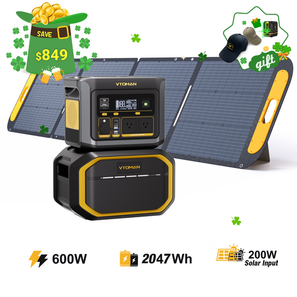 Bundle FlashSpeed 600W/2047Wh with 200W Solar Panel