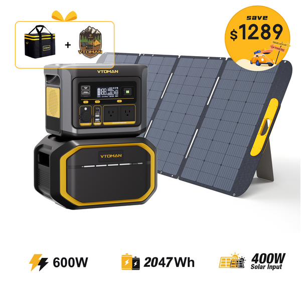 Bundle FlashSpeed 600W/2047Wh with 400W Solar Panel