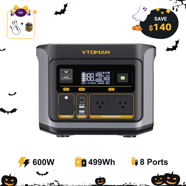VTOMAN FlashSpeed 600 Portable Power Station