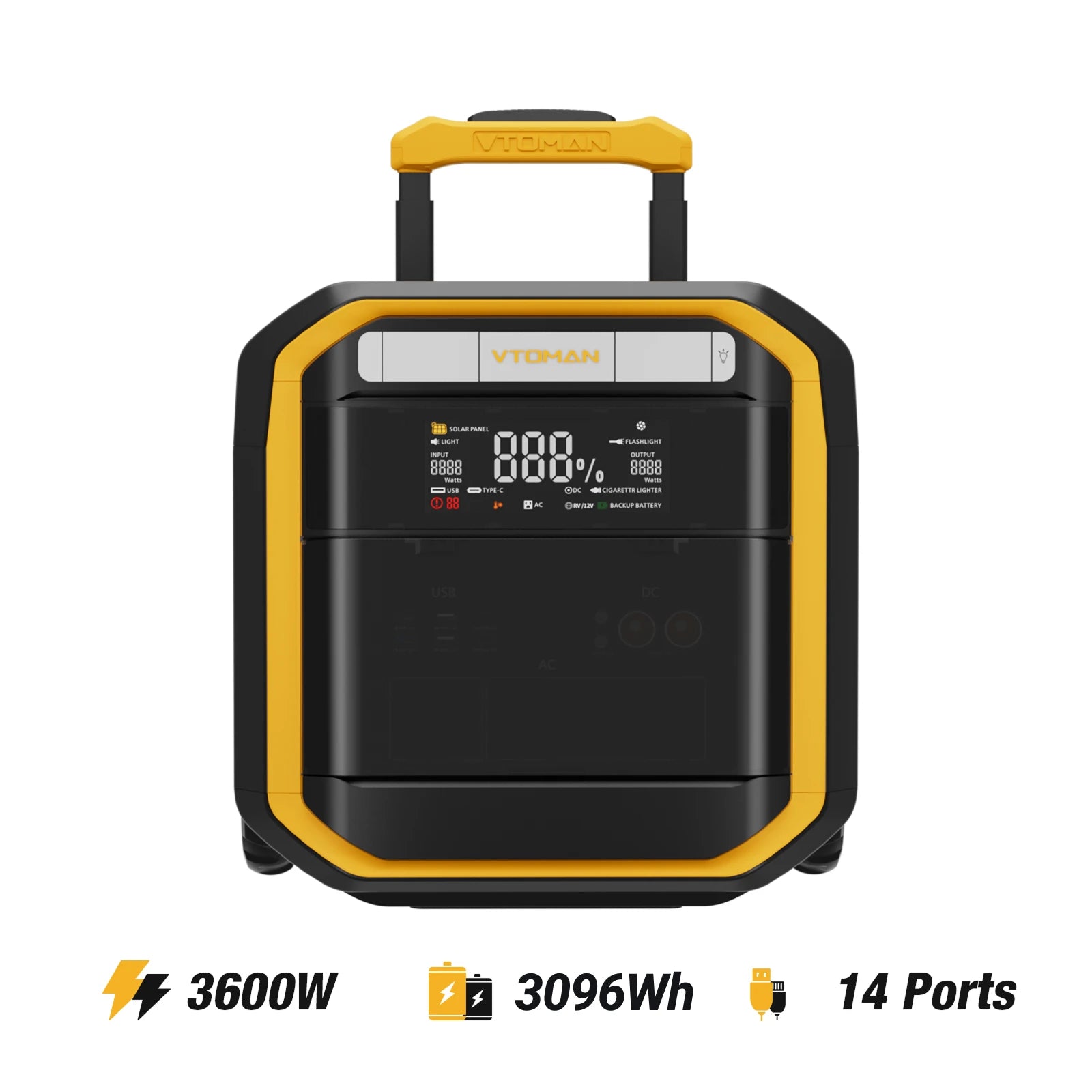VTOMAN FlashSpeed Pro 3600 V-BEYOND™ Portable Power Station
