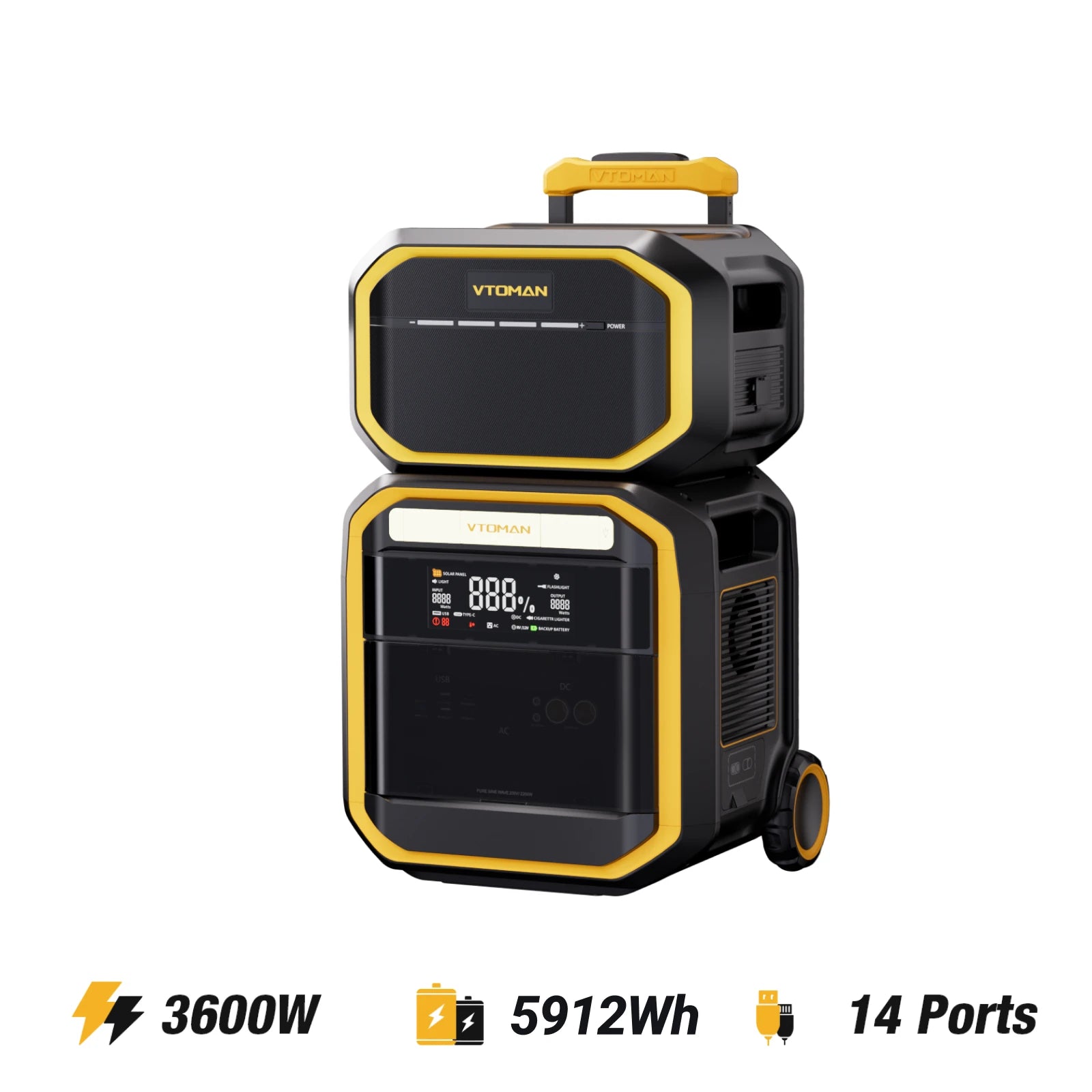 VTOMAN FlashSpeed Pro 3600 V-BEYOND™ Portable Power Station