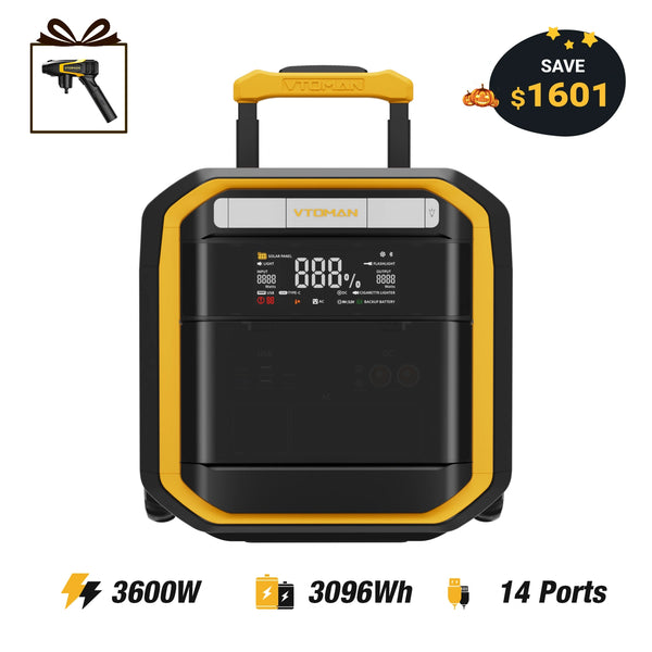 VTOMAN FlashSpeed Pro 3600 Portable Power Station