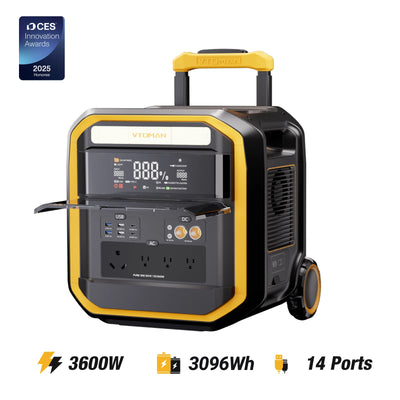 VTOMAN FlashSpeed Pro 3600 V-BEYOND™ Portable Power Station