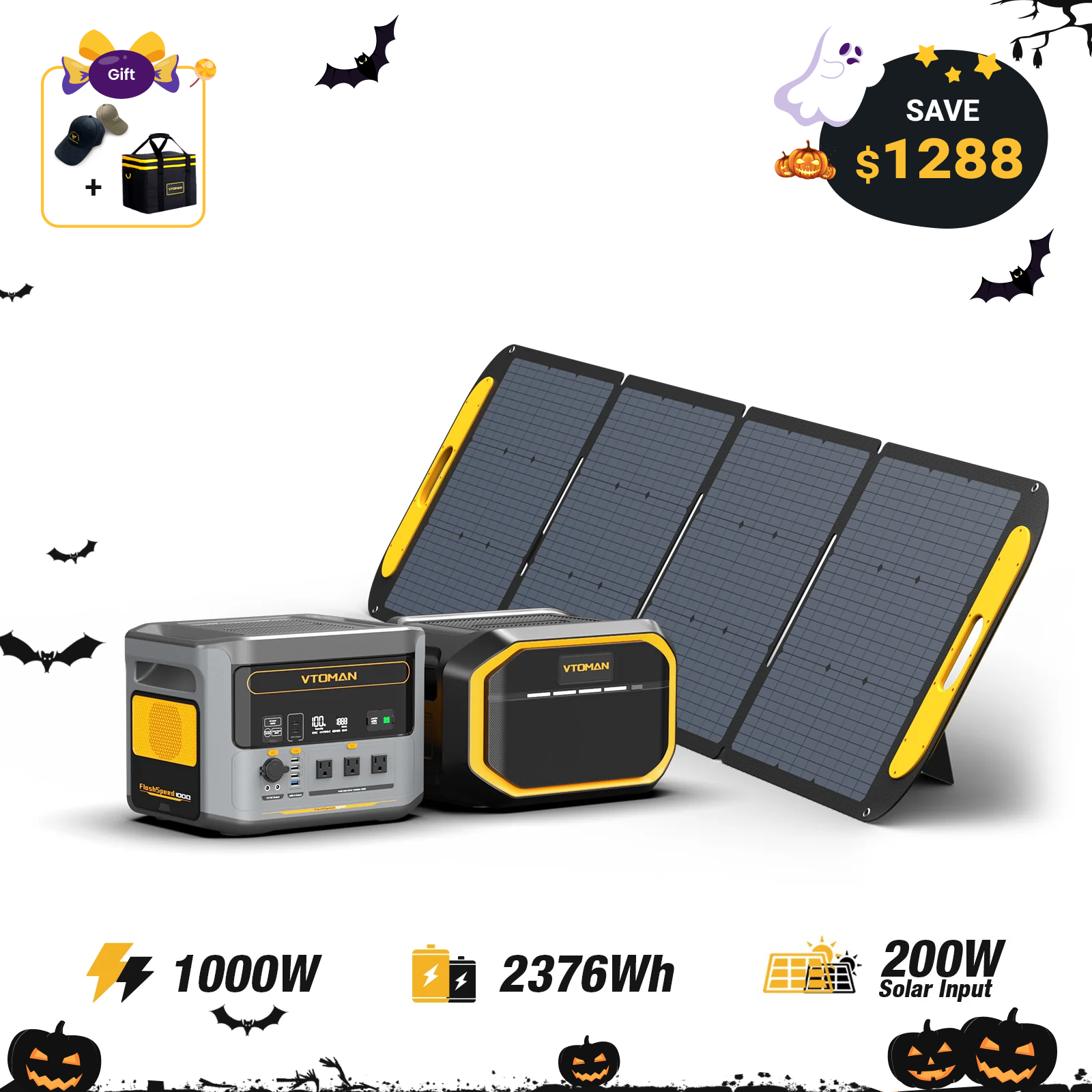 VTOMAN FlashSpeed 1000 Portable Power Station