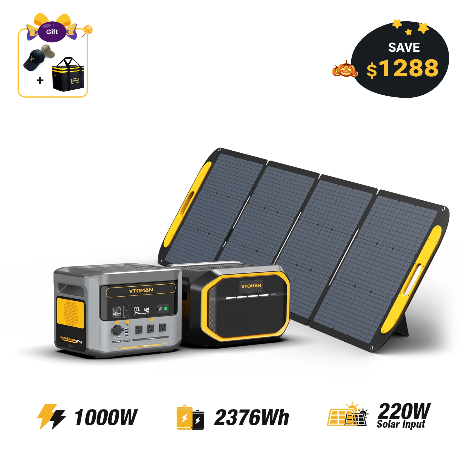 VTOMAN FlashSpeed 1000 Portable Power Station