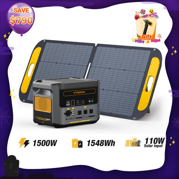 FlashSpeed 1500 with 110W Solar Panel