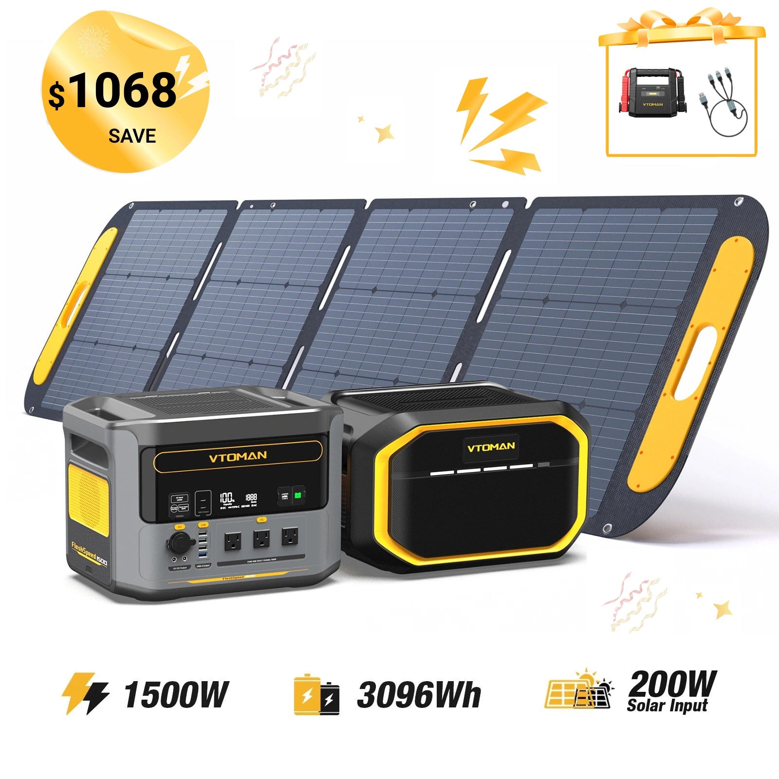 Central eléctrica VTOMAN FlashSpeed ​​1500 