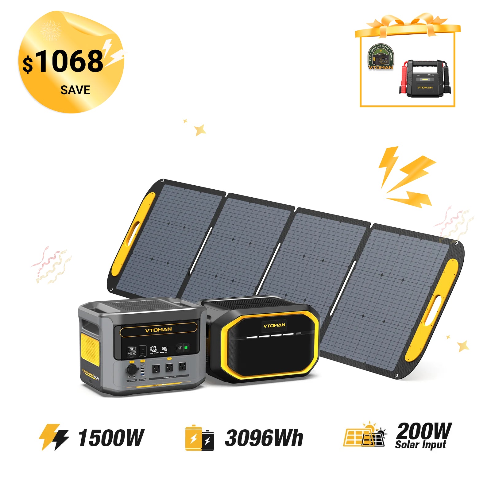 Central eléctrica VTOMAN FlashSpeed ​​1500 