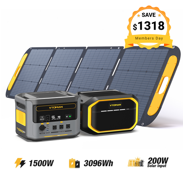 FlashSpeed 1500W/3096Wh 200WPro Solar Panel