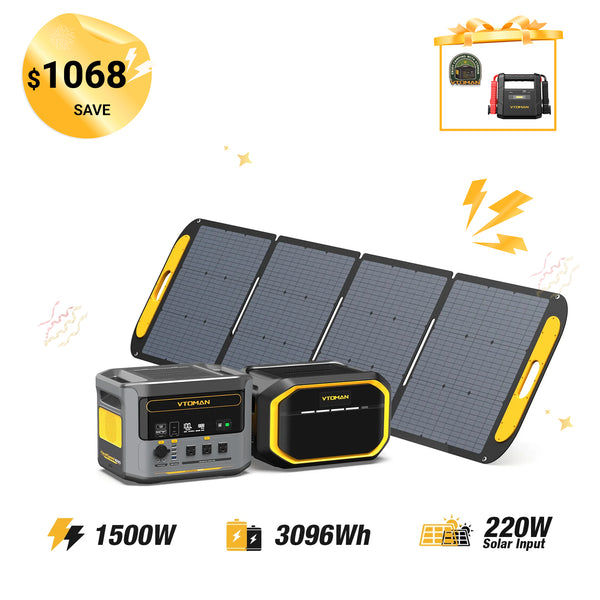 Generador solar FlashSpeed ​​1500W/3096Wh 220W