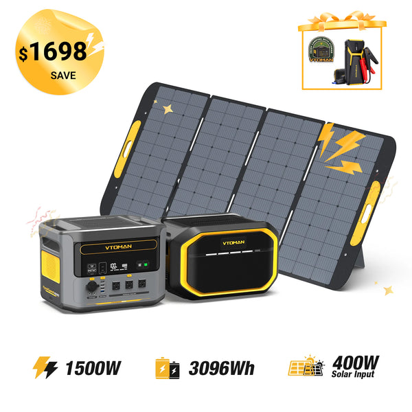 Bundle FlashSpeed 1500W/3096Wh 400W Solar Panel