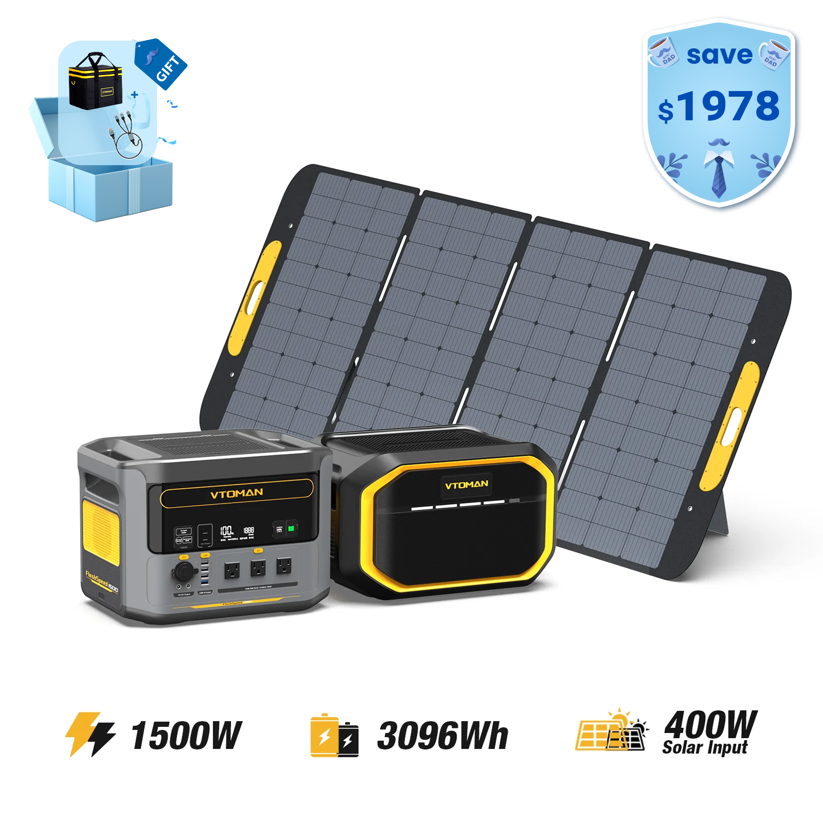 Central eléctrica VTOMAN FlashSpeed ​​1500 
