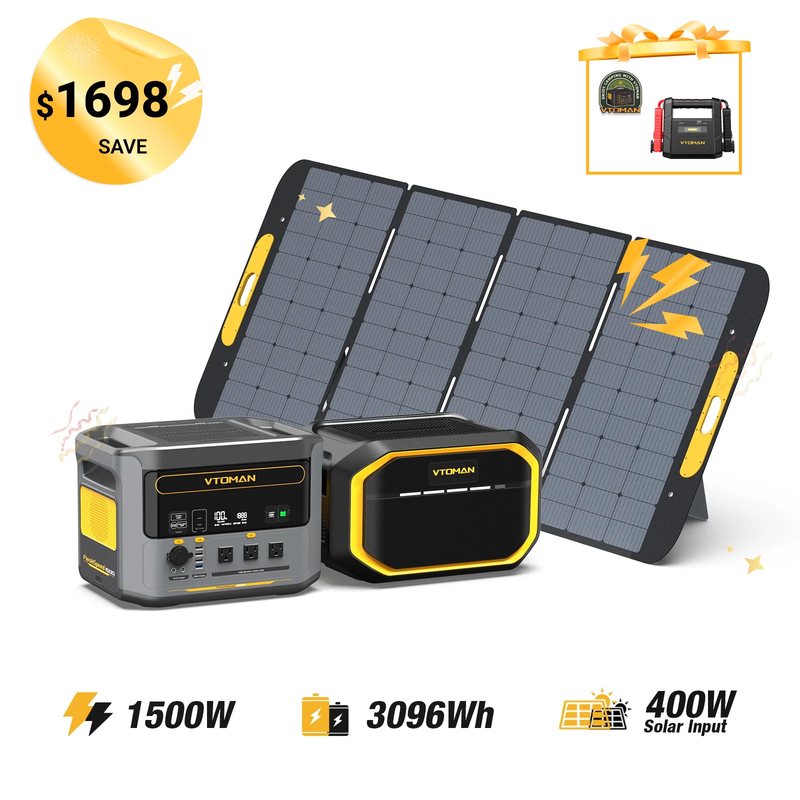 Central eléctrica VTOMAN FlashSpeed ​​1500 