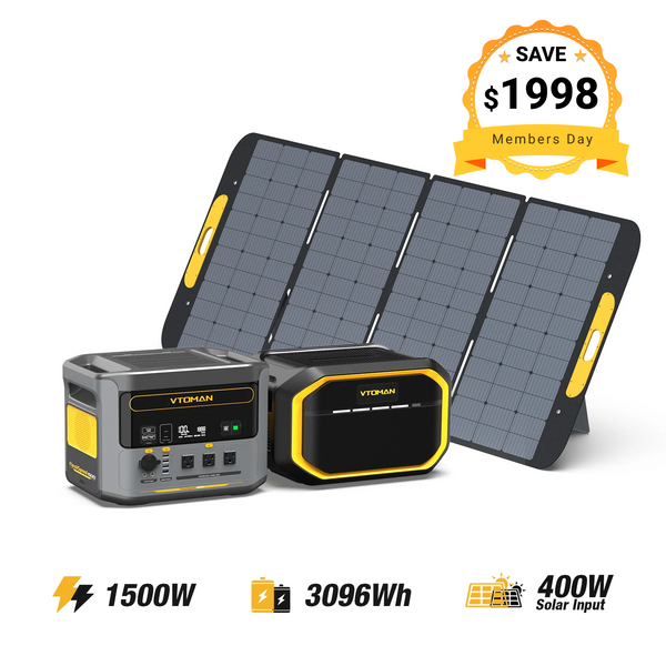 Bundle FlashSpeed 1500W/3096Wh 400W Solar Panel