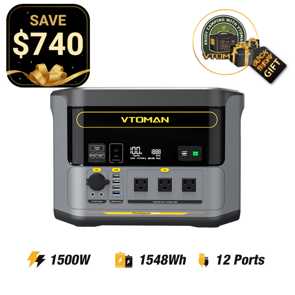 VTOMAN FlashSpeed 1500 Power Station