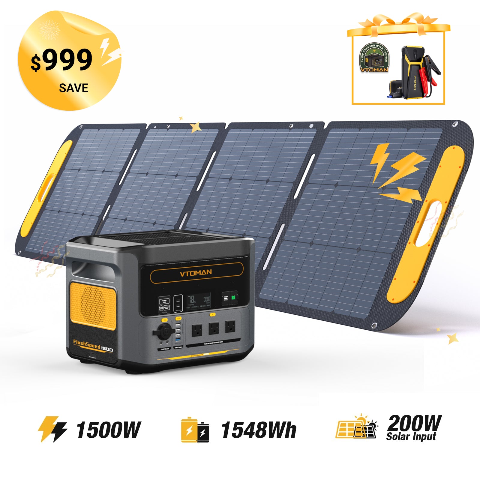 Central eléctrica VTOMAN FlashSpeed ​​1500 