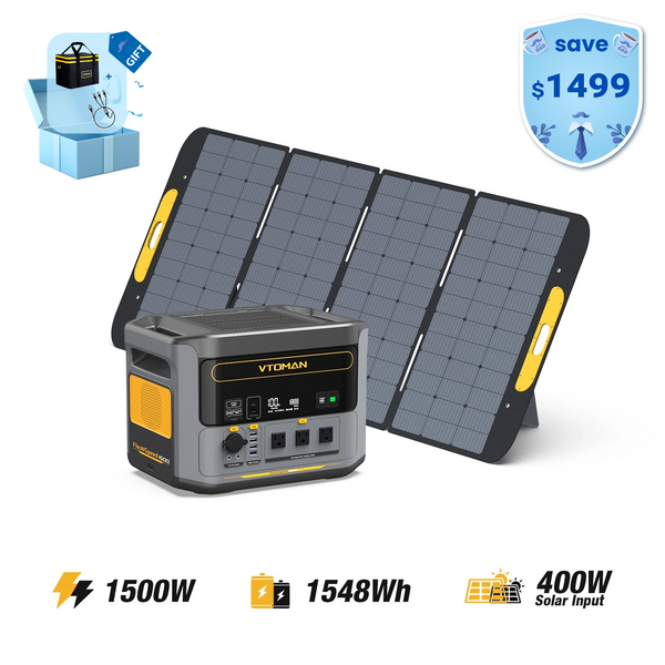 FlashSpeed 1500 with 400W Solar Panel