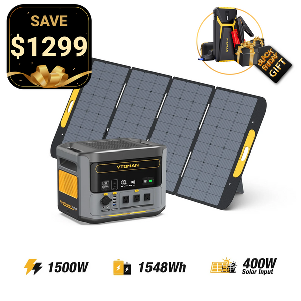 FlashSpeed 1500 with 400W Solar Generator