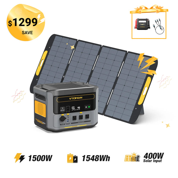 FlashSpeed 1500 with 400W Solar Panel