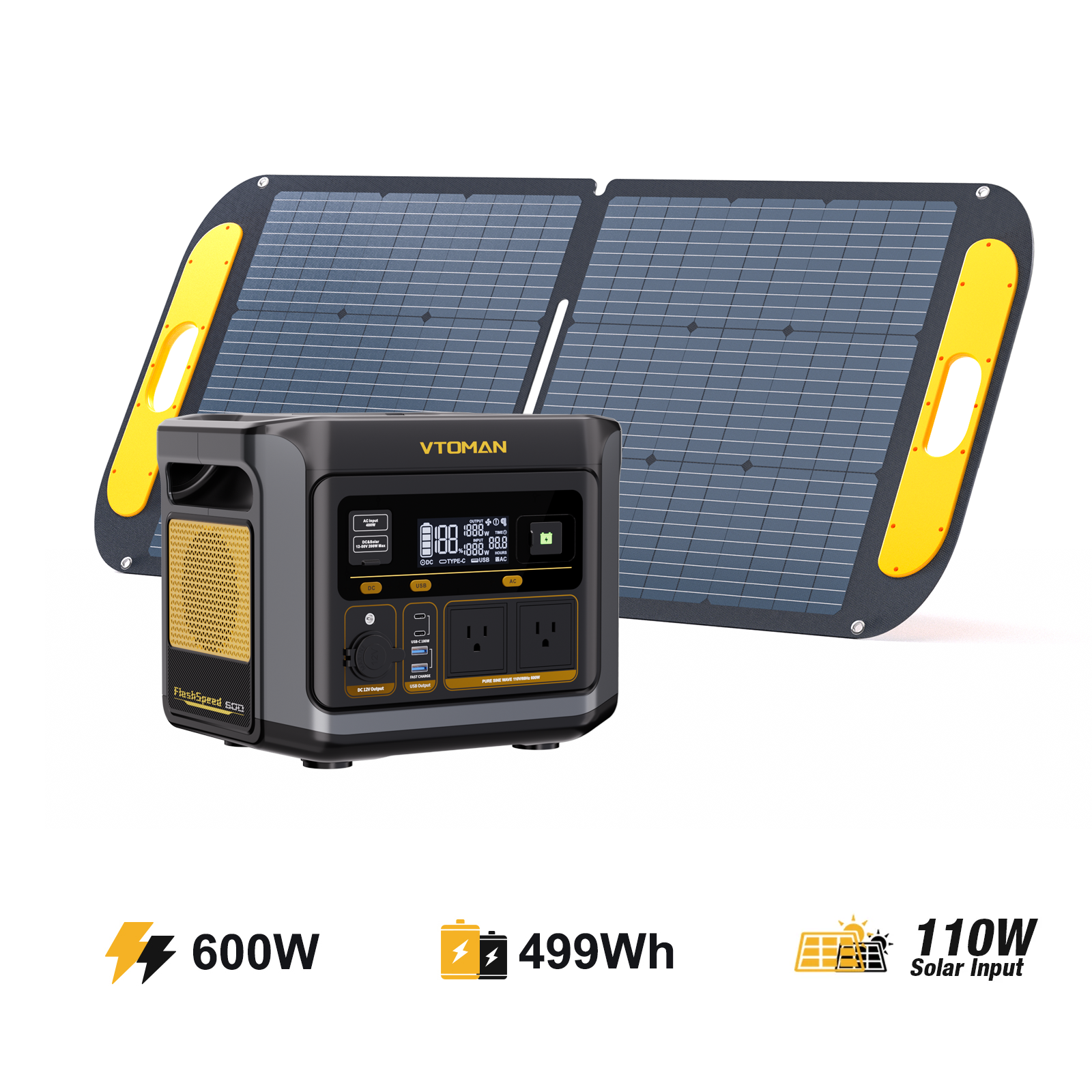 Central eléctrica VTOMAN FlashSpeed ​​1500 
