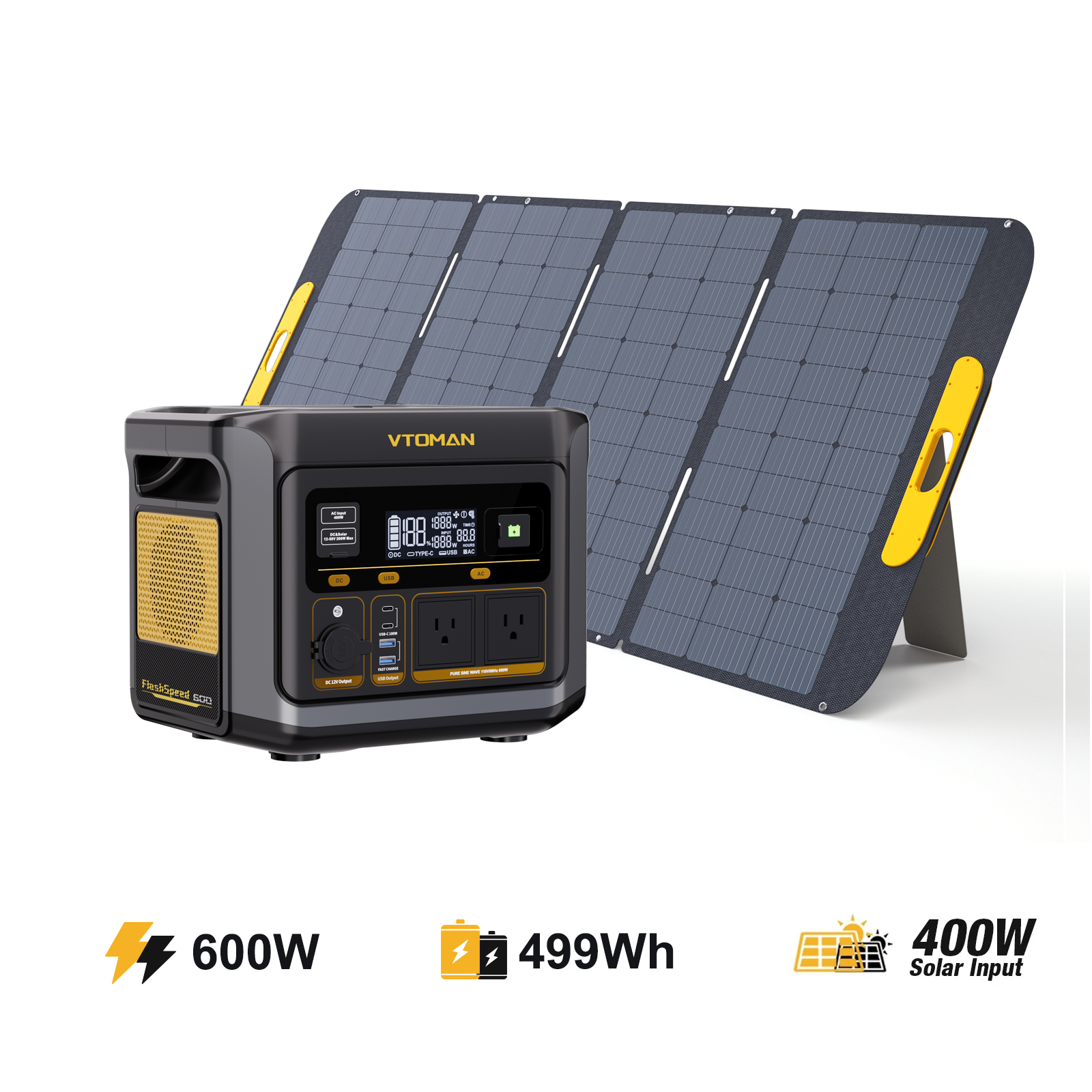 Central eléctrica VTOMAN FlashSpeed ​​1500 