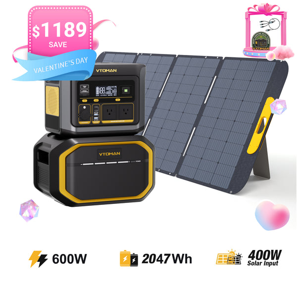 Bundle FlashSpeed 600W/2047Wh with 400W Solar Panel