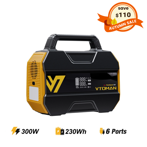 VTOMAN FlashSpeed 300 Portable Power Station