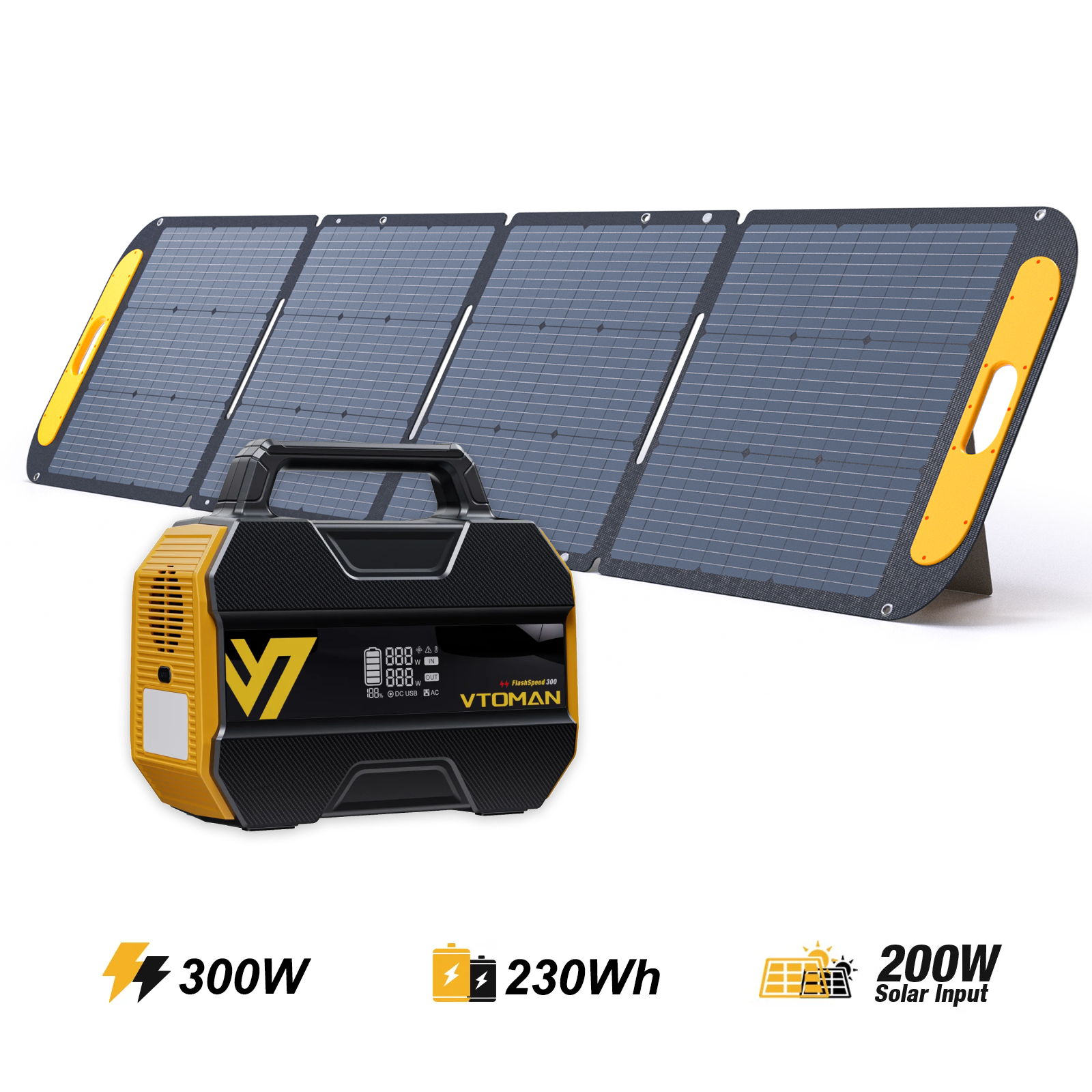 VTOMAN FlashSpeed 300 Portable Power Station