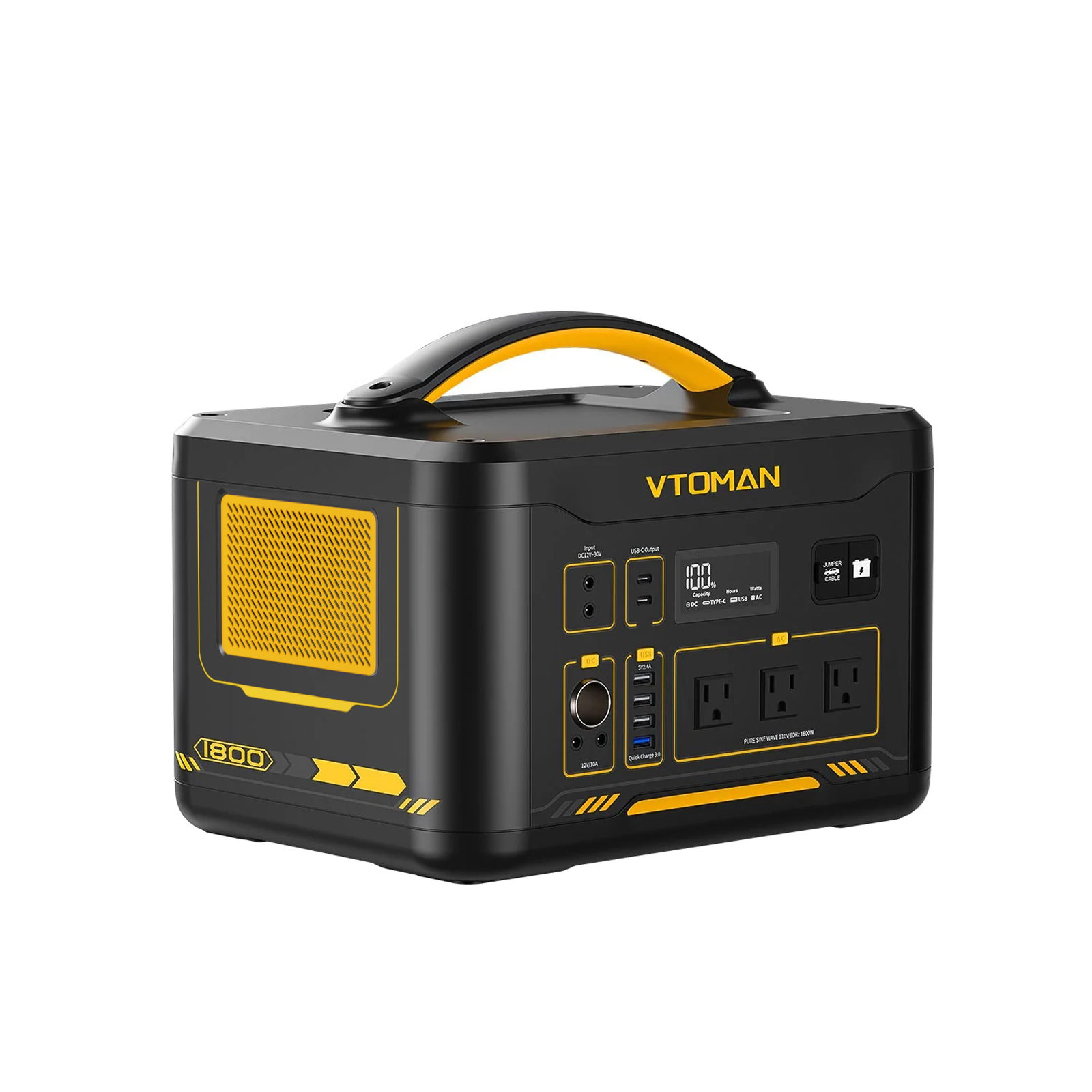 VTOMAN Jump 1800/3096Wh with 110W Solar Panel