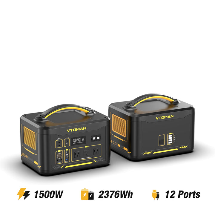 vtoman jump 1500 power station and 1548Wh extra battery