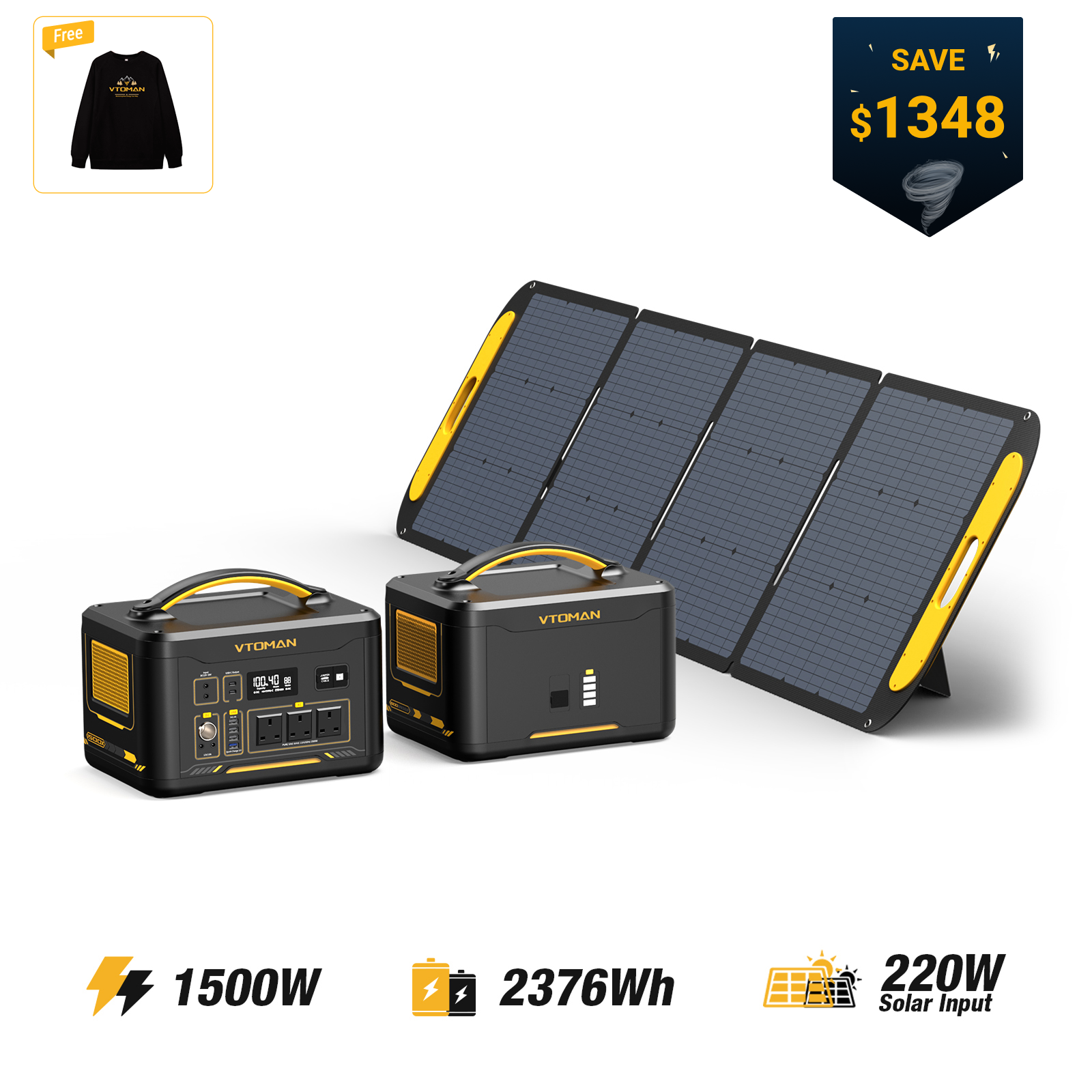 VTOMAN Jump 1500X Portable Power Station