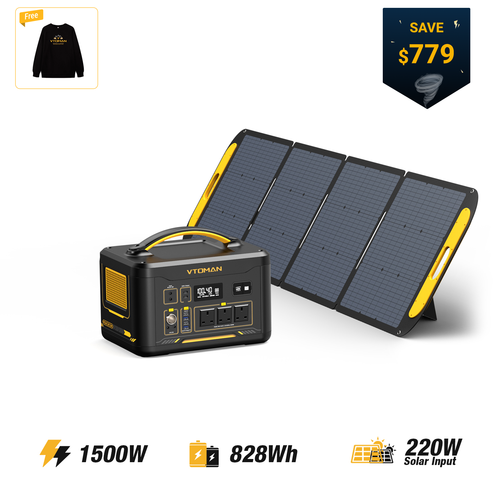 VTOMAN Jump 1500X Portable Power Station