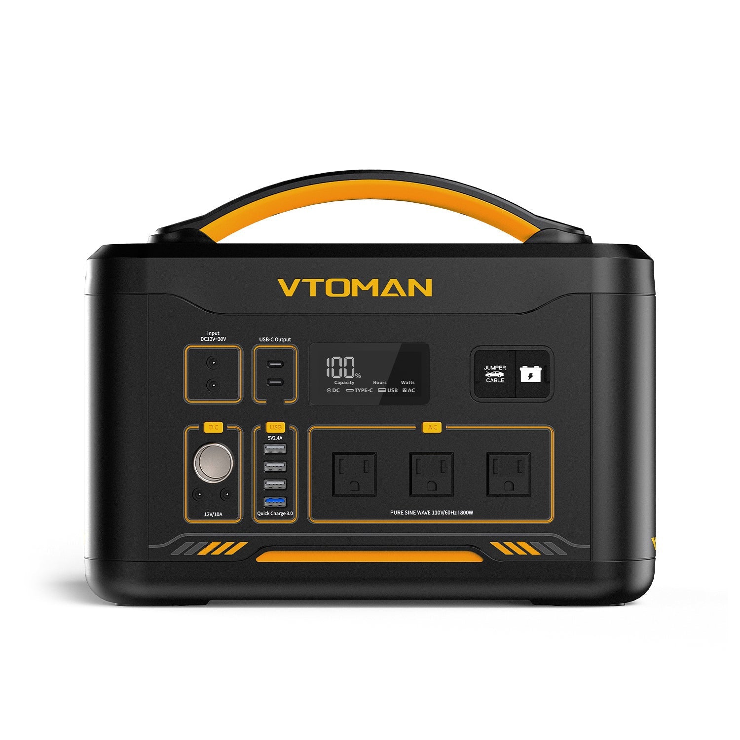 VTOMAN JUMP1800 Reliable SuperSafe LIFEBMS PowerStation