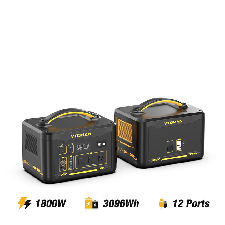 vtoman jump 1800 and a 1548Wh extra battery
