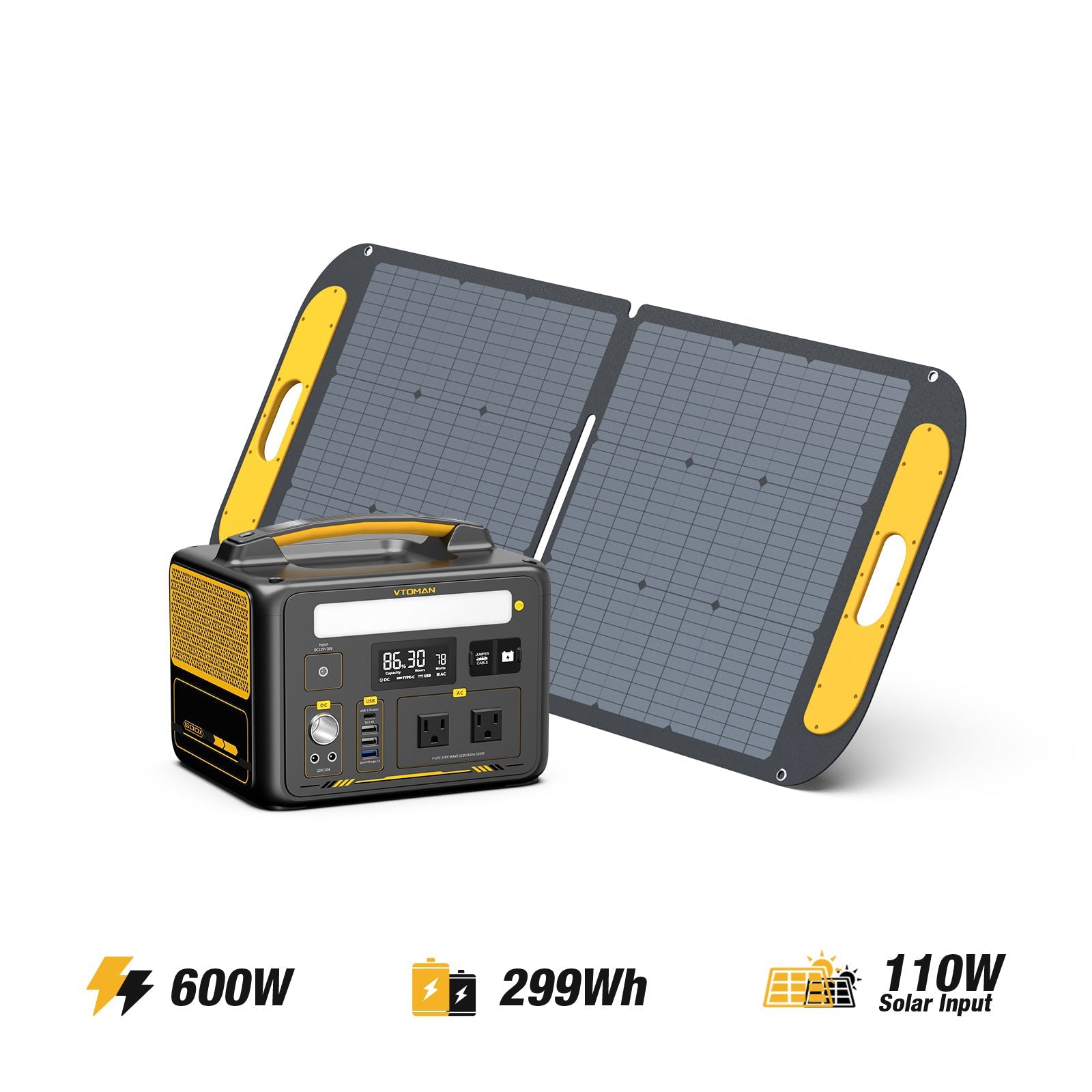 Reliable Solar Generator-for both indoor use and off-grid activities