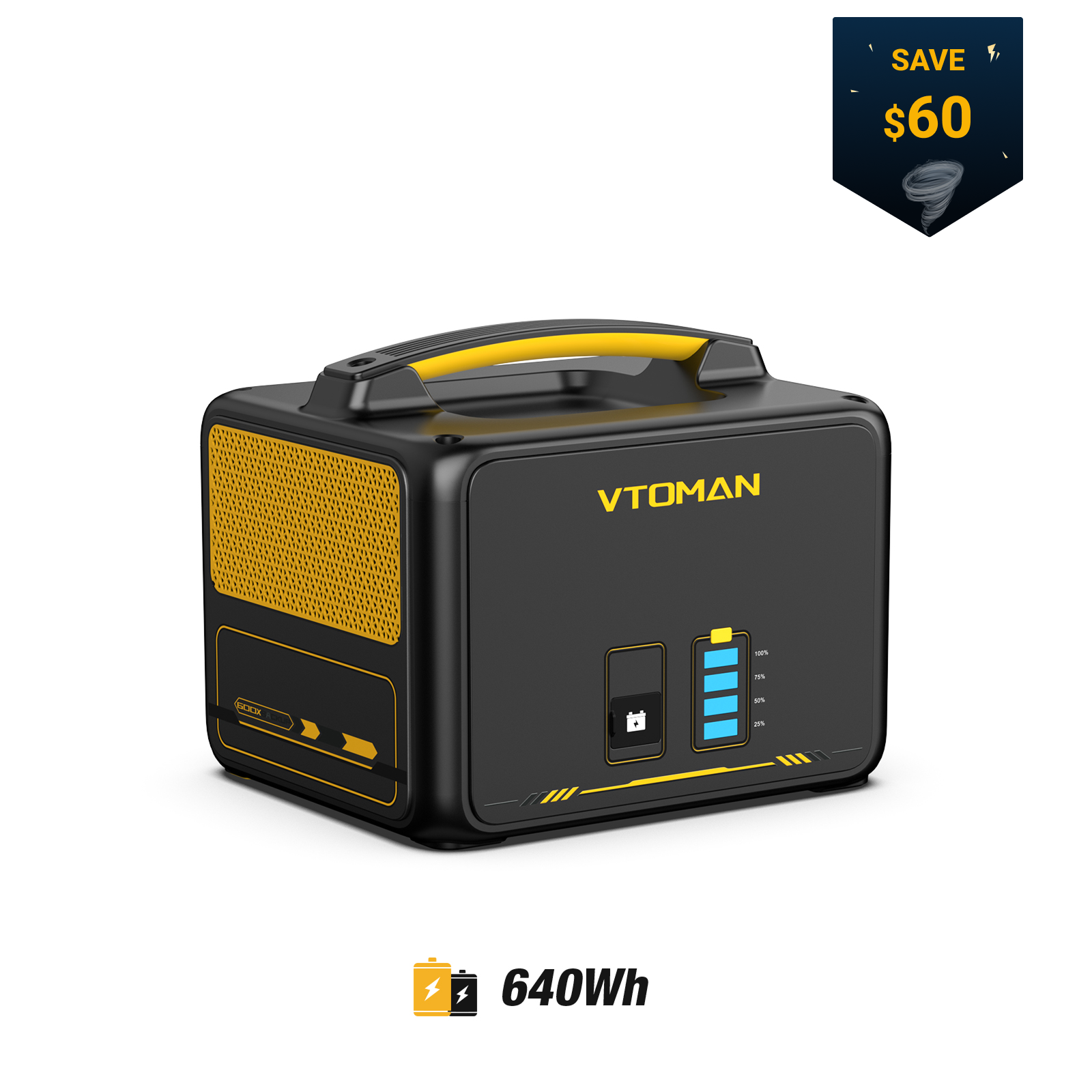 VTOMAN 640Wh Extra Battery for Jump 600X/600