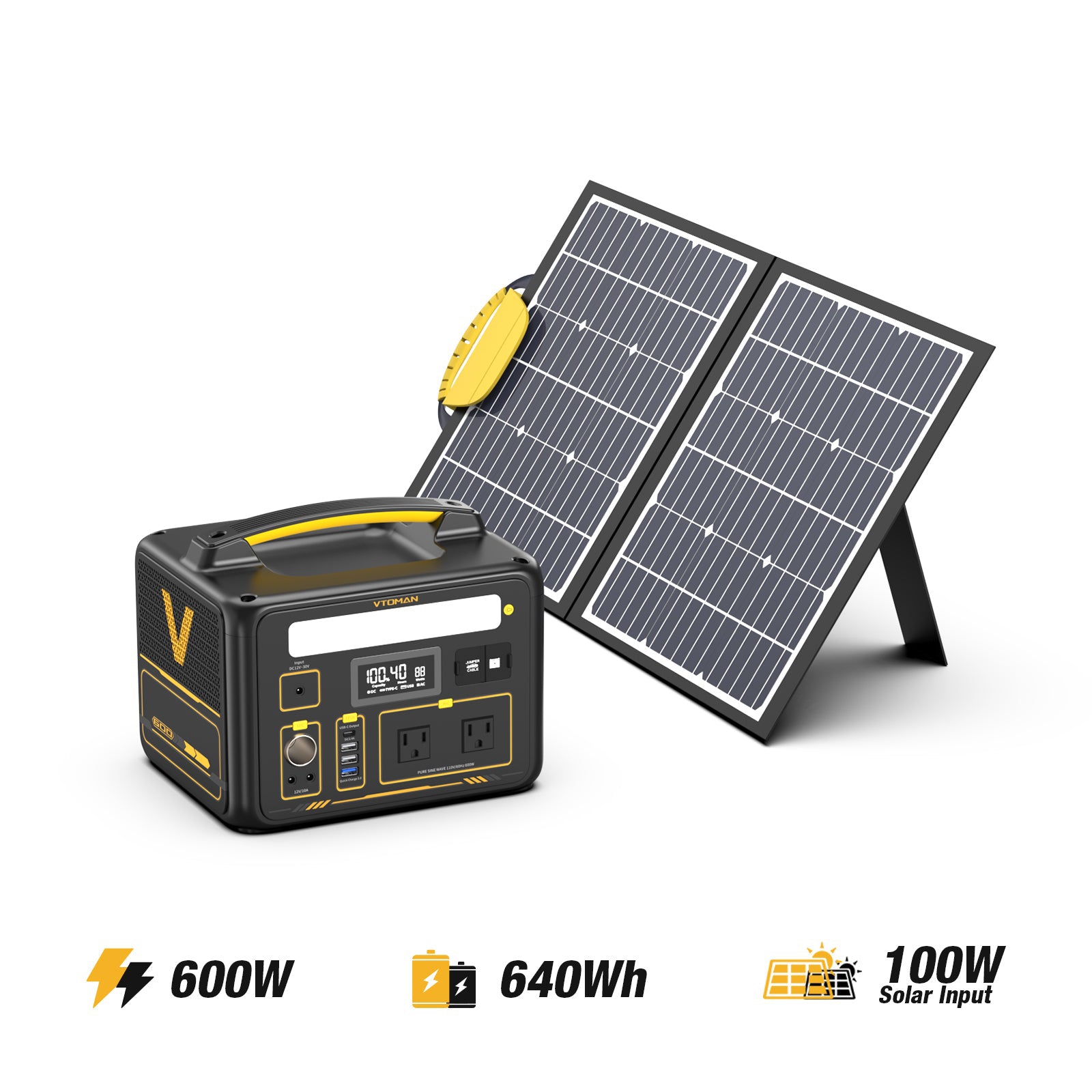 VTOMAN Jump 600 Portable Power Station