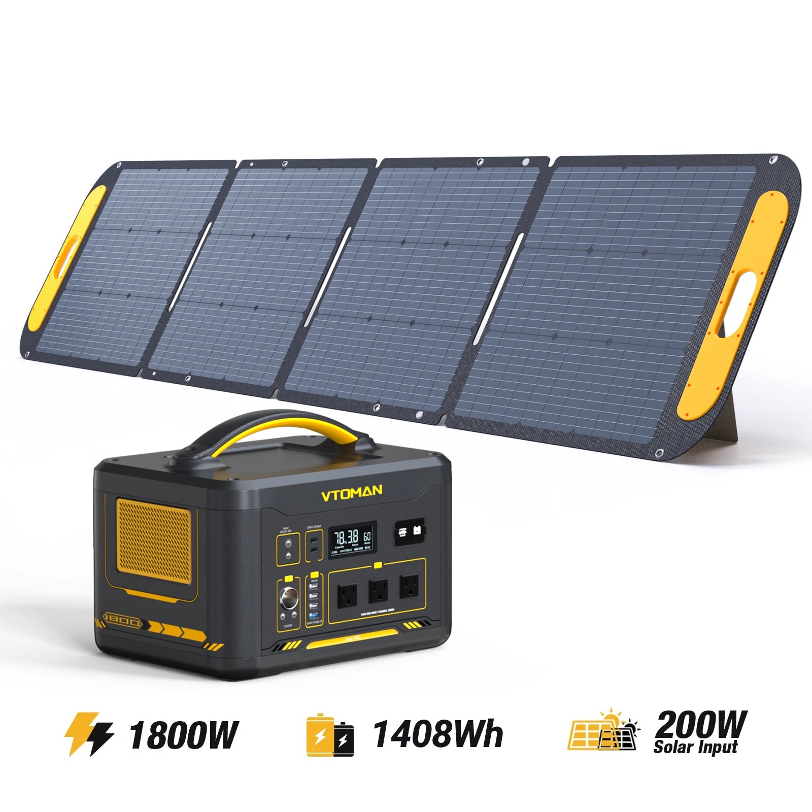VTOMAN Jump 1800 V-BEYOND™ Portable Power Station