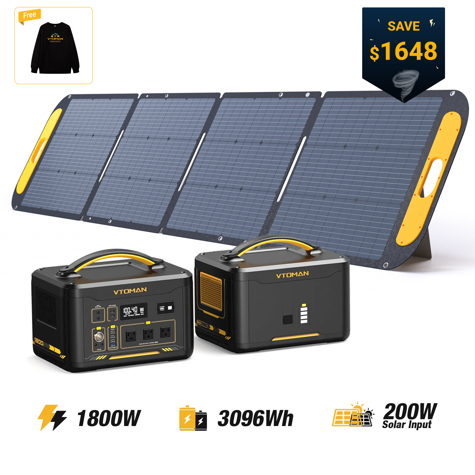 VTOMAN Jump 1800 Portable Power Station