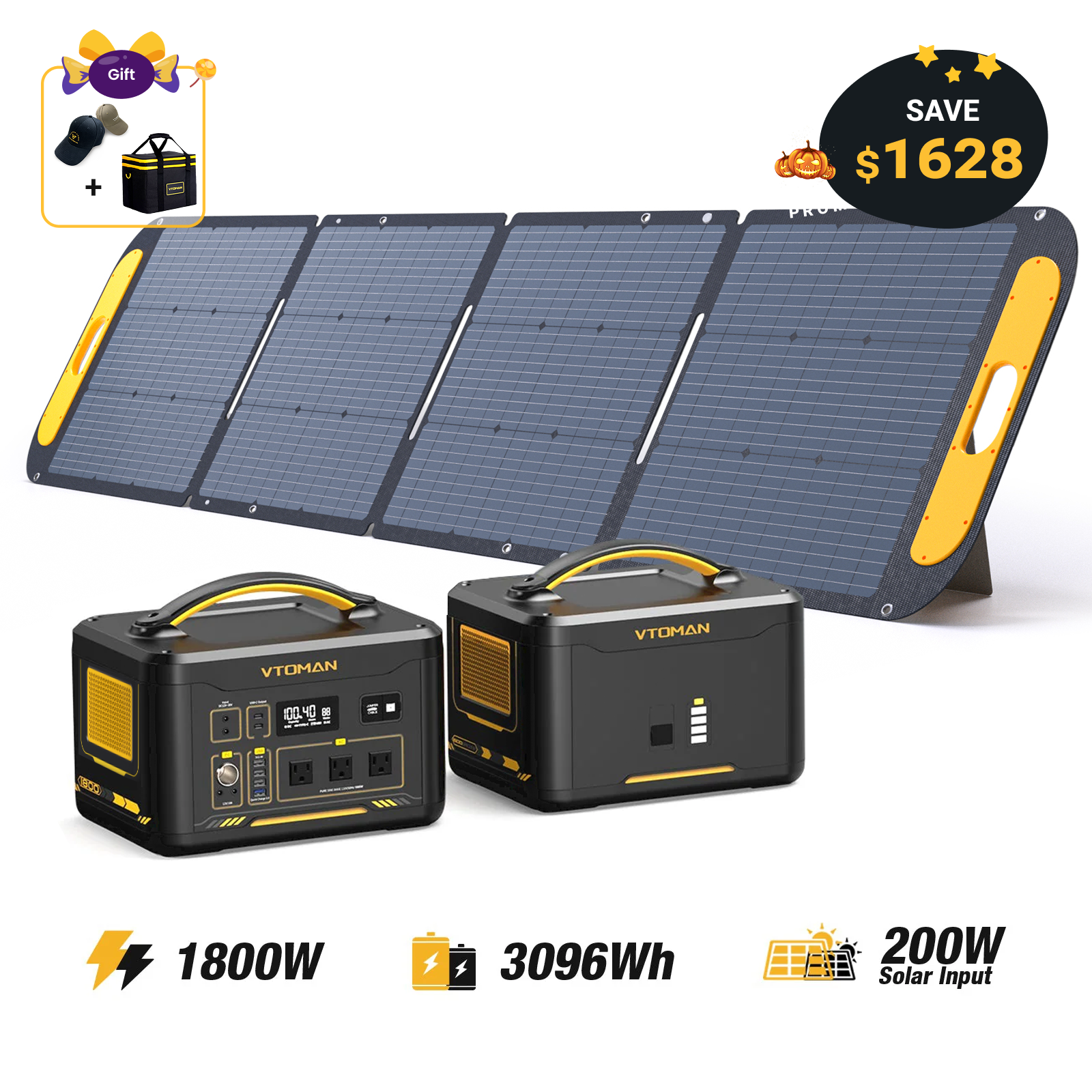 VTOMAN Jump 1800 Portable Power Station
