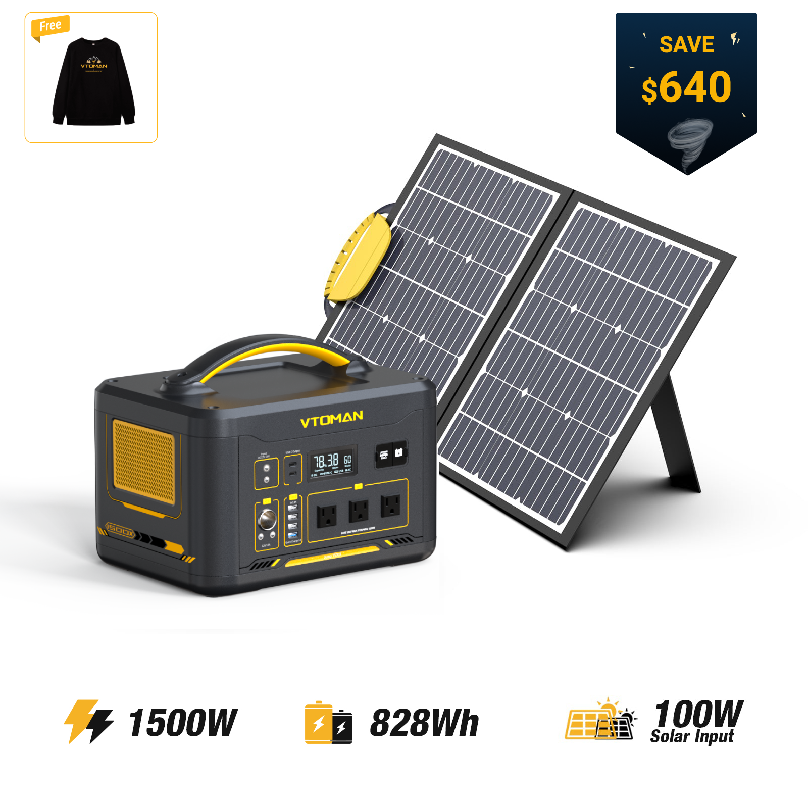 VTOMAN Jump 1500X Portable Power Station