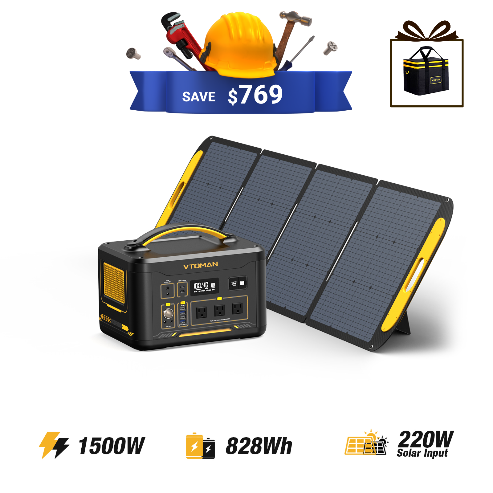 VTOMAN Jump 1500X Portable Power Station