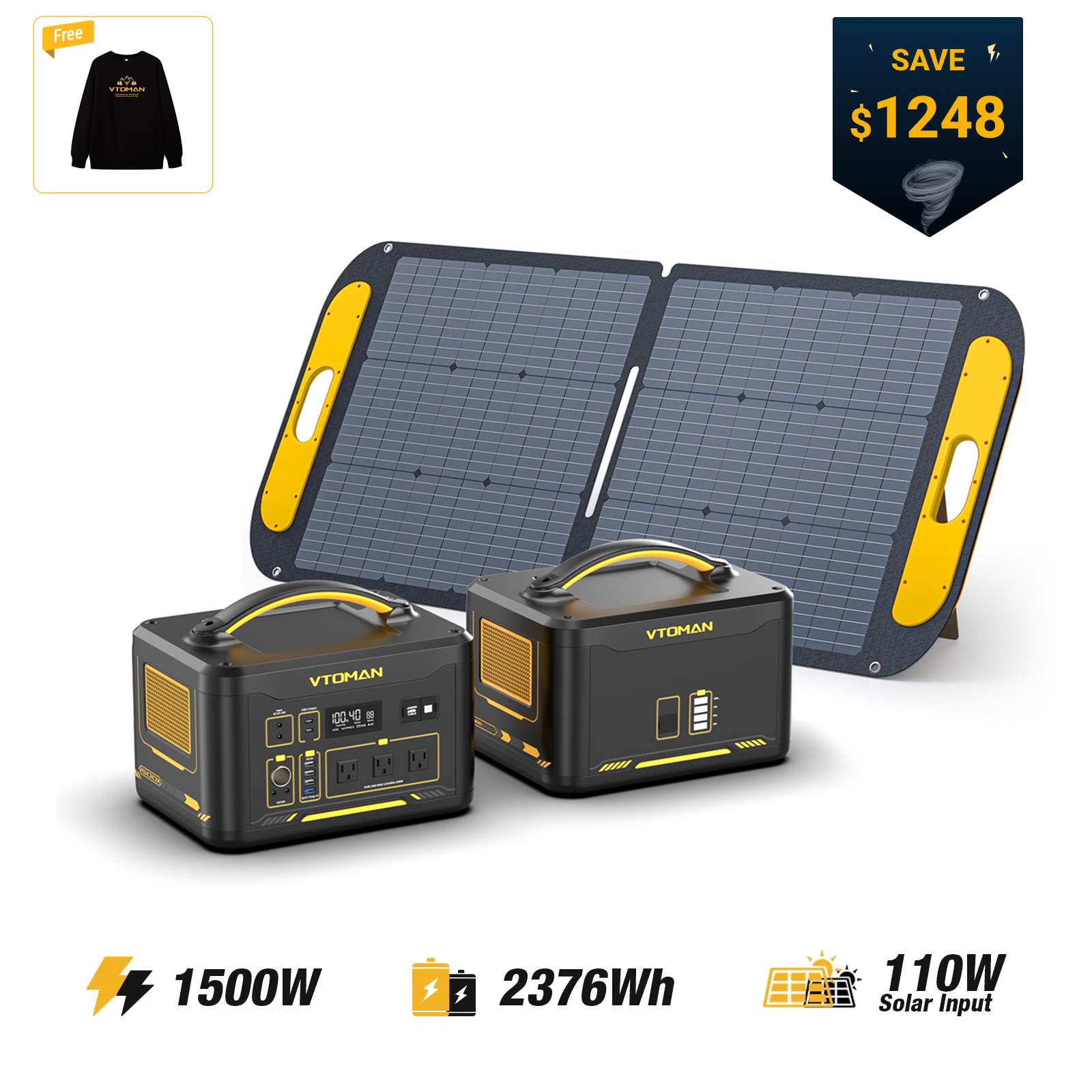VTOMAN Jump 1500X Portable Power Station